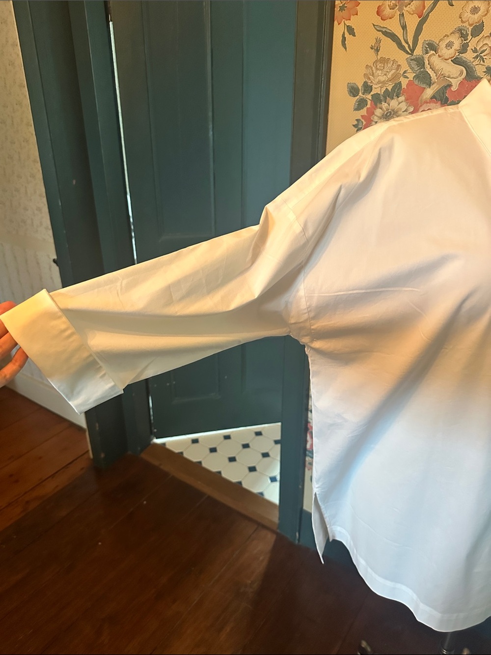 J. Jill White Button-Front Shirt - Picture 3 of 7